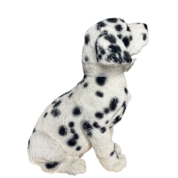 Vintage ‘94 Living Stone Inc. Dalmatian Pup Sitting Figurine Resin 5” - Picture 2 of 6